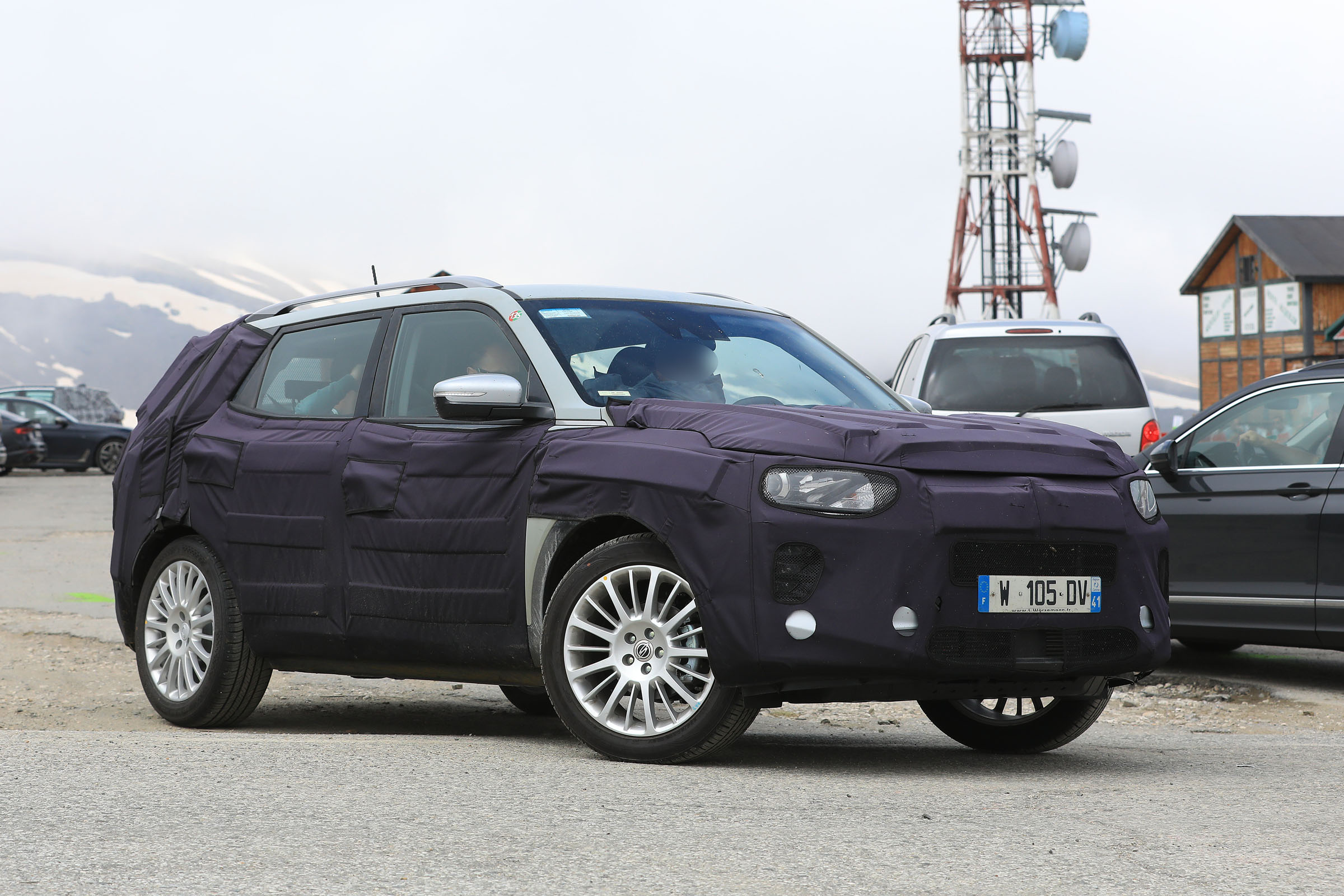2019 SsangYong Korando SUV spy shot - front