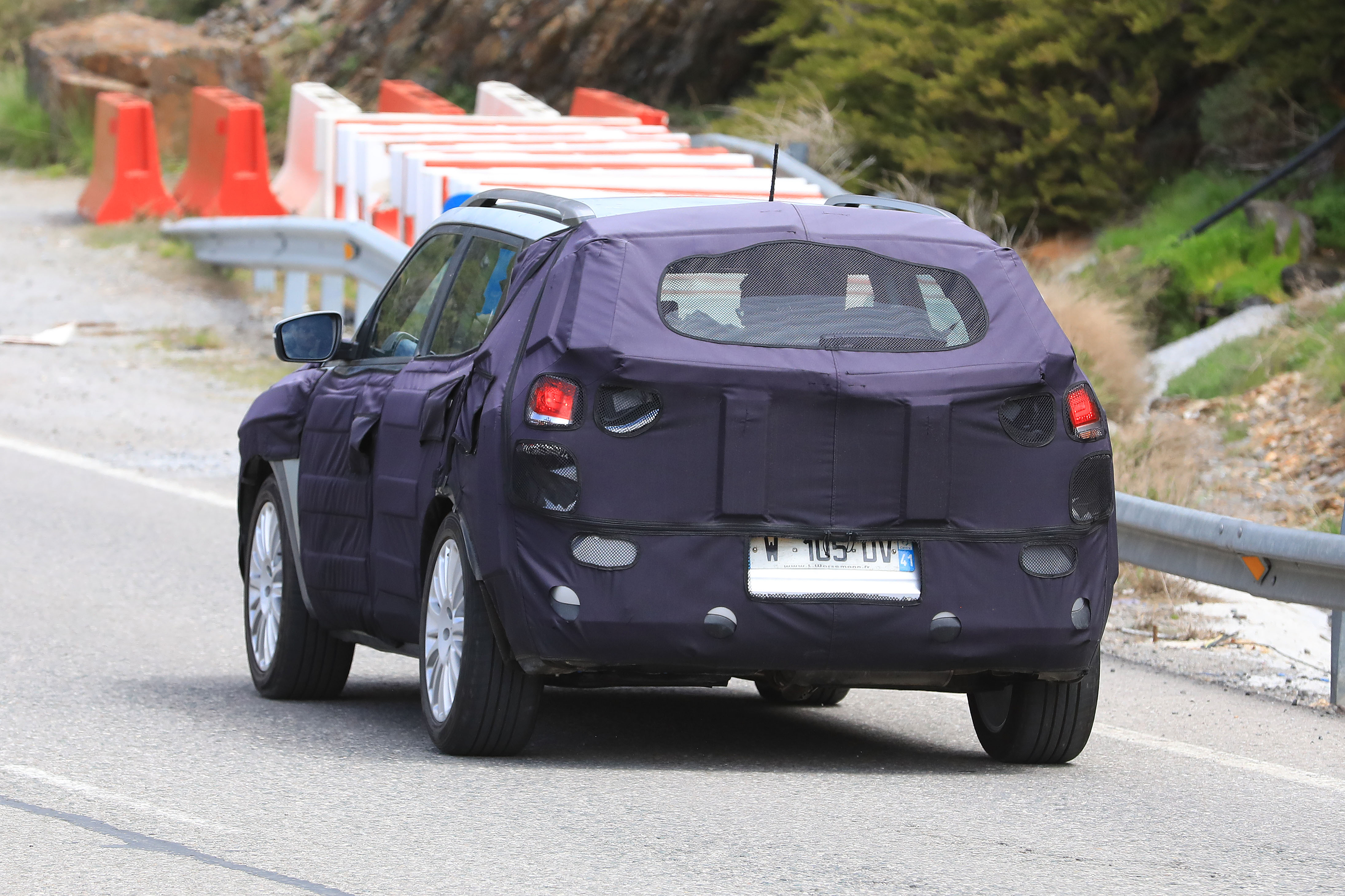 2019 SsangYong Korando spy shot – rear