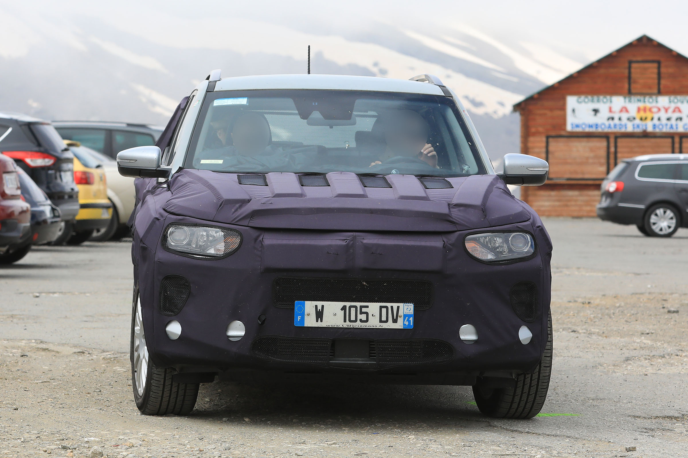 2019 SsangYong Korando SUV spy shot - front
