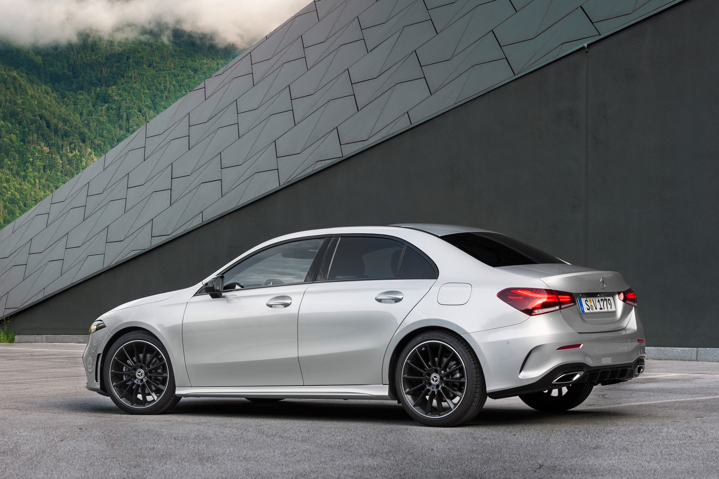 Mercedes A-Class saloon rear
