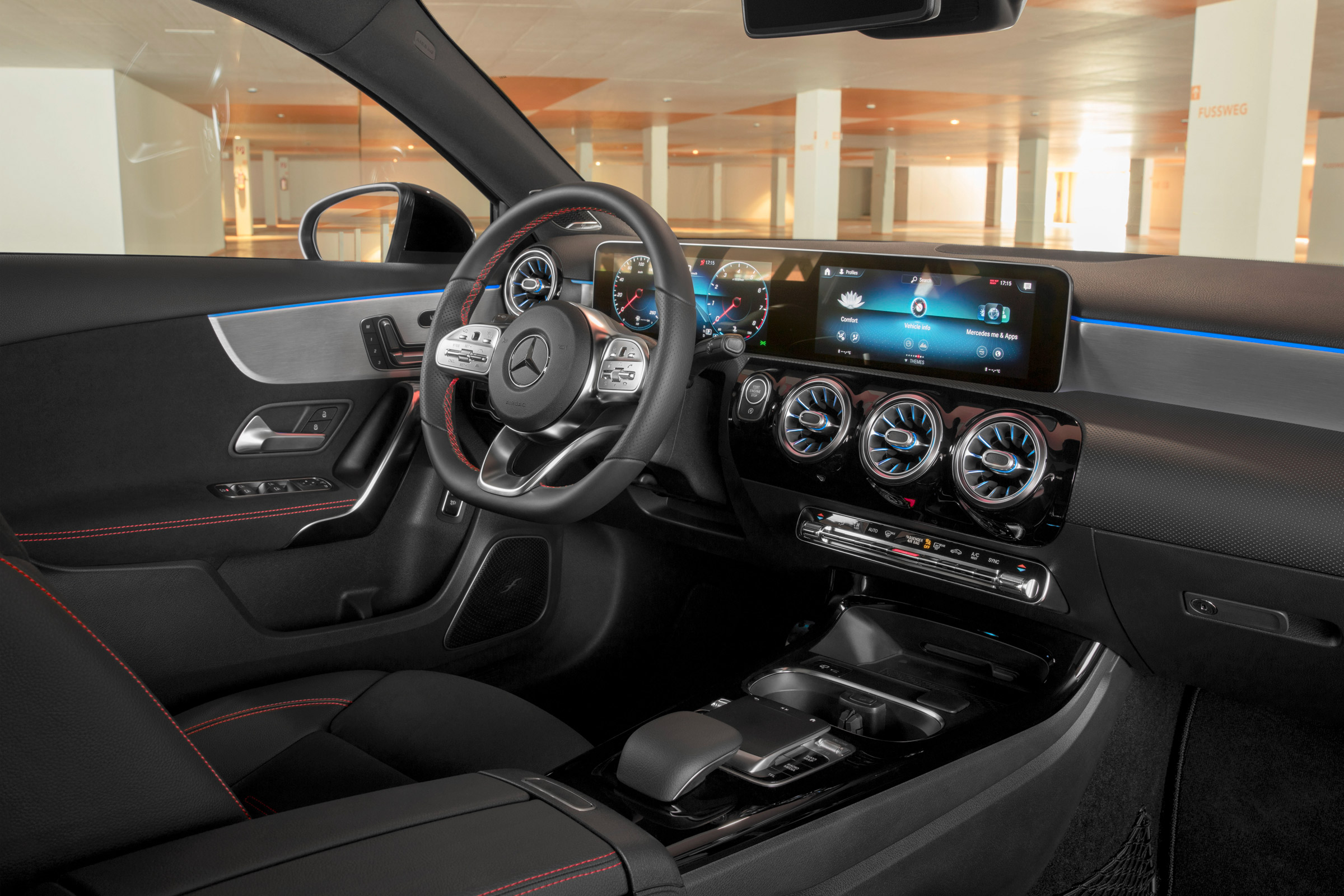 Mercedes A-Class saloon interior