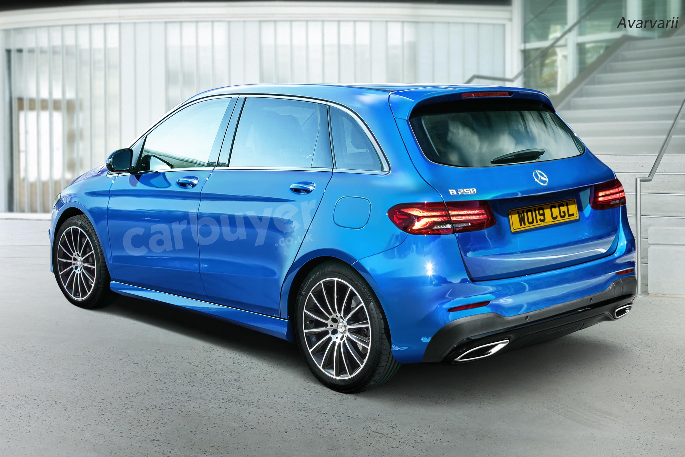 Mercedes B-Class rear