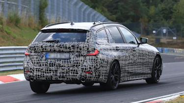 BMW 3 Series Touring rear tracking spy shot