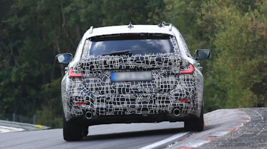 BMW 3 Series Touring rear tracking 2 spy shot