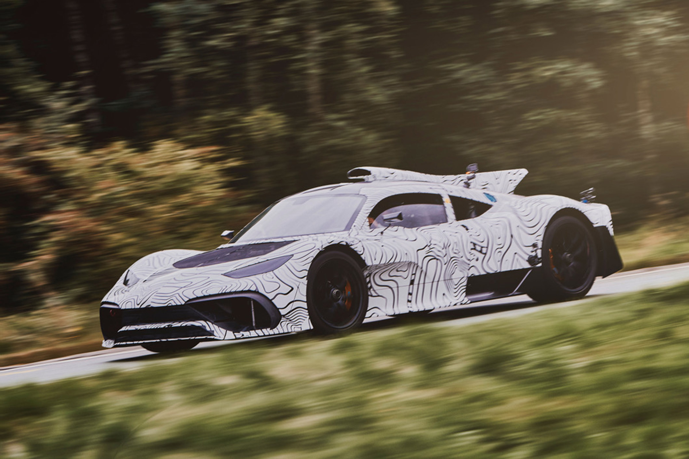 Mercedes-AMG ONE on test at Millbrook, Bedfordshire
