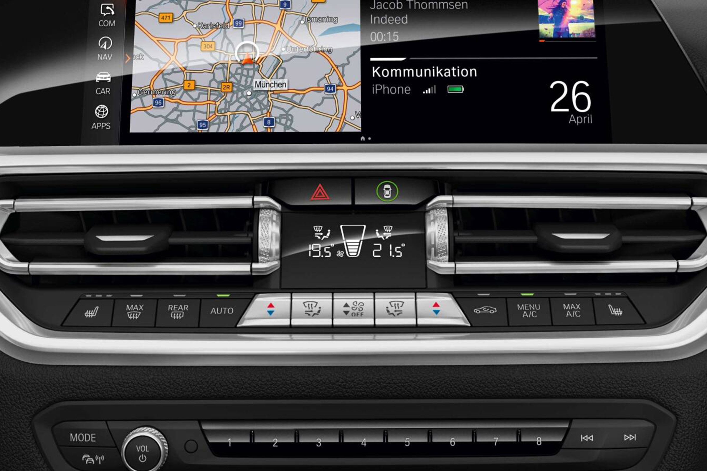 BMW 3 Series 2019 dashboard
