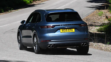 Porsche Cayenne S rear cornering shot