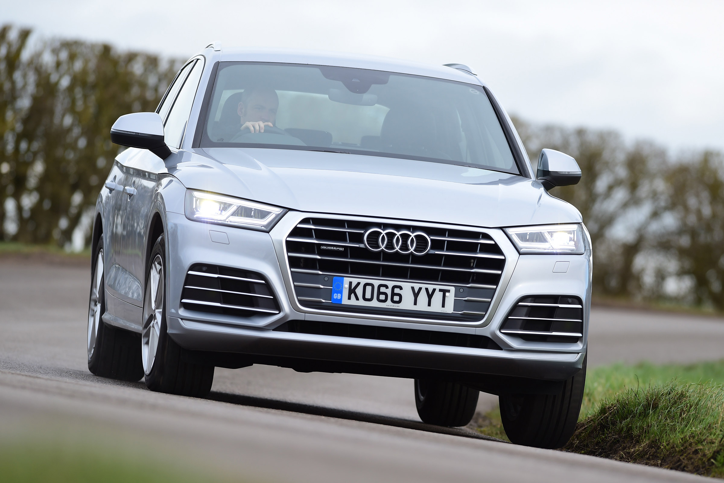 Audi Q5 S line cornering
