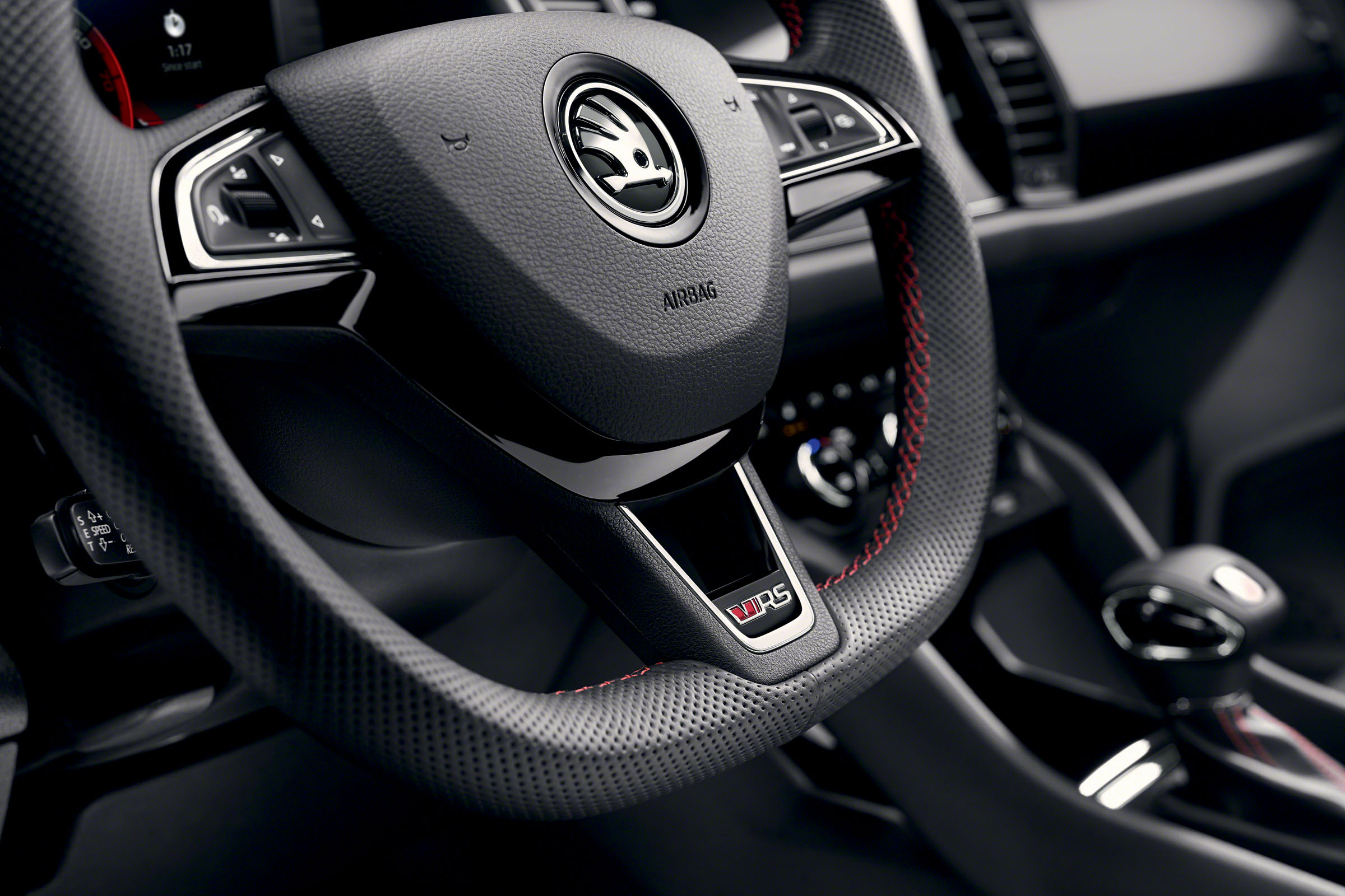 2018 Skoda Kodiaq vRS steering wheel