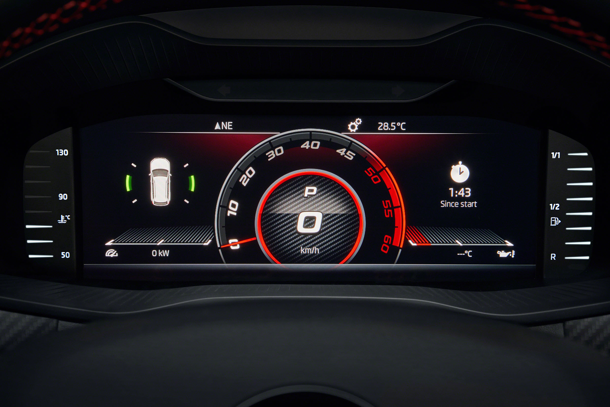 2018 Skoda Kodiaq vRS digital dials