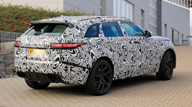 Range Rover Velar SVR rear spy shot