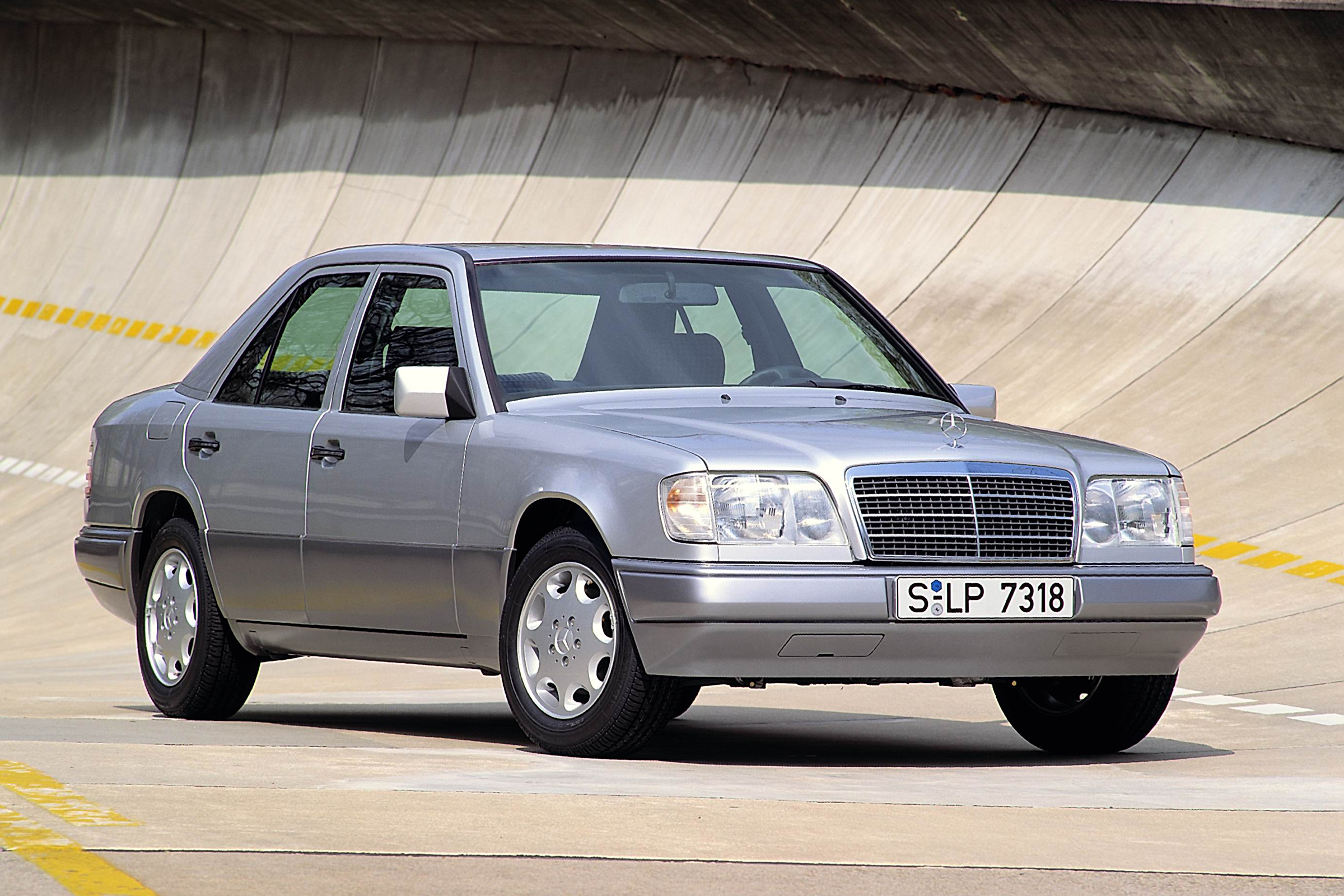 The W124 Mercedes E-Class defined the phrase "built like a bank vault" and doesn't look like a car first sold in 1984