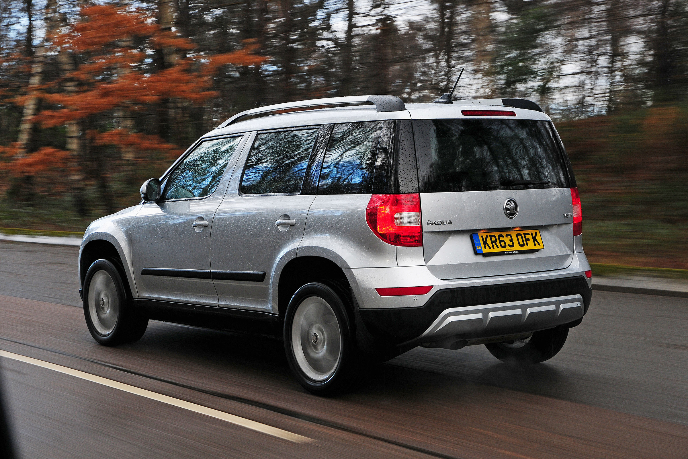 Skoda Yeti rear tracking