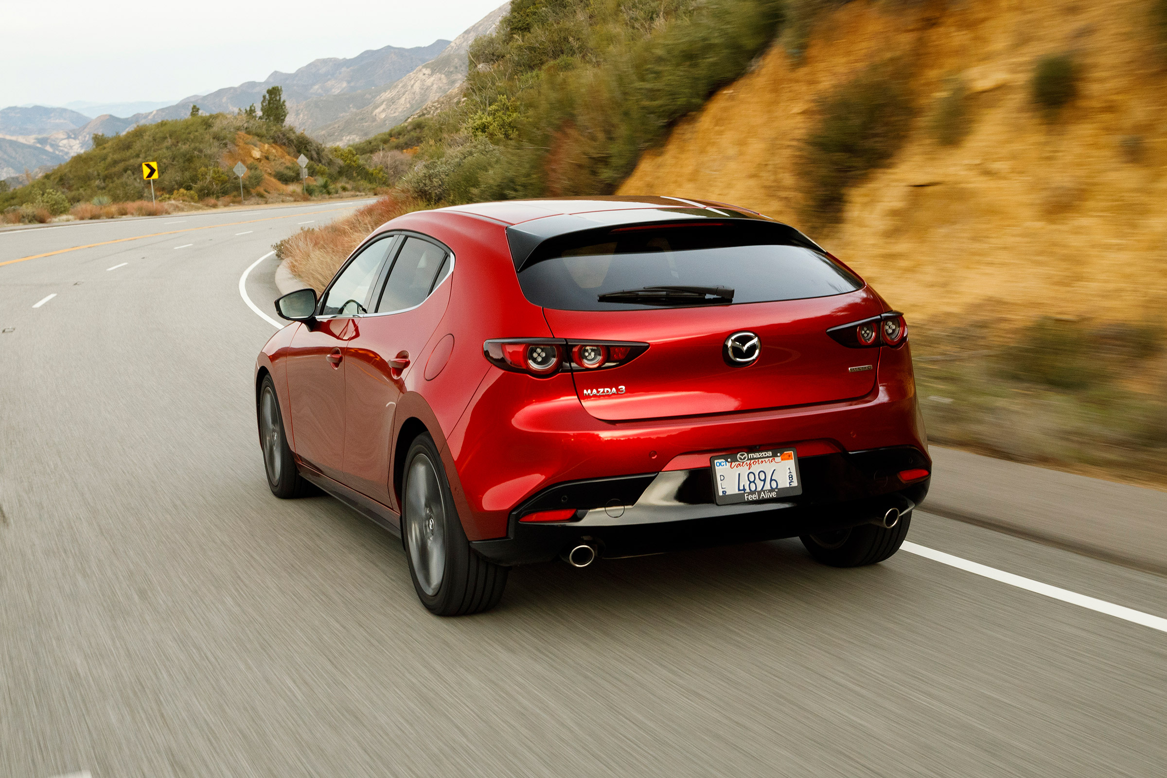 Mazda3 rear driving