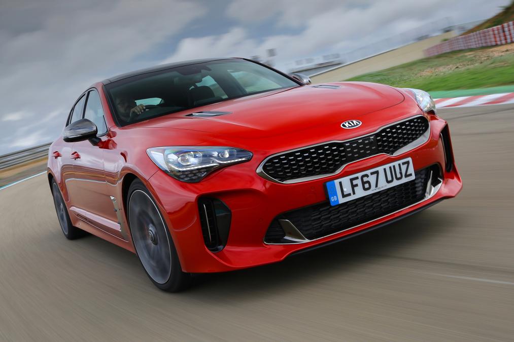 Kia Stinger GT-S front quarter view