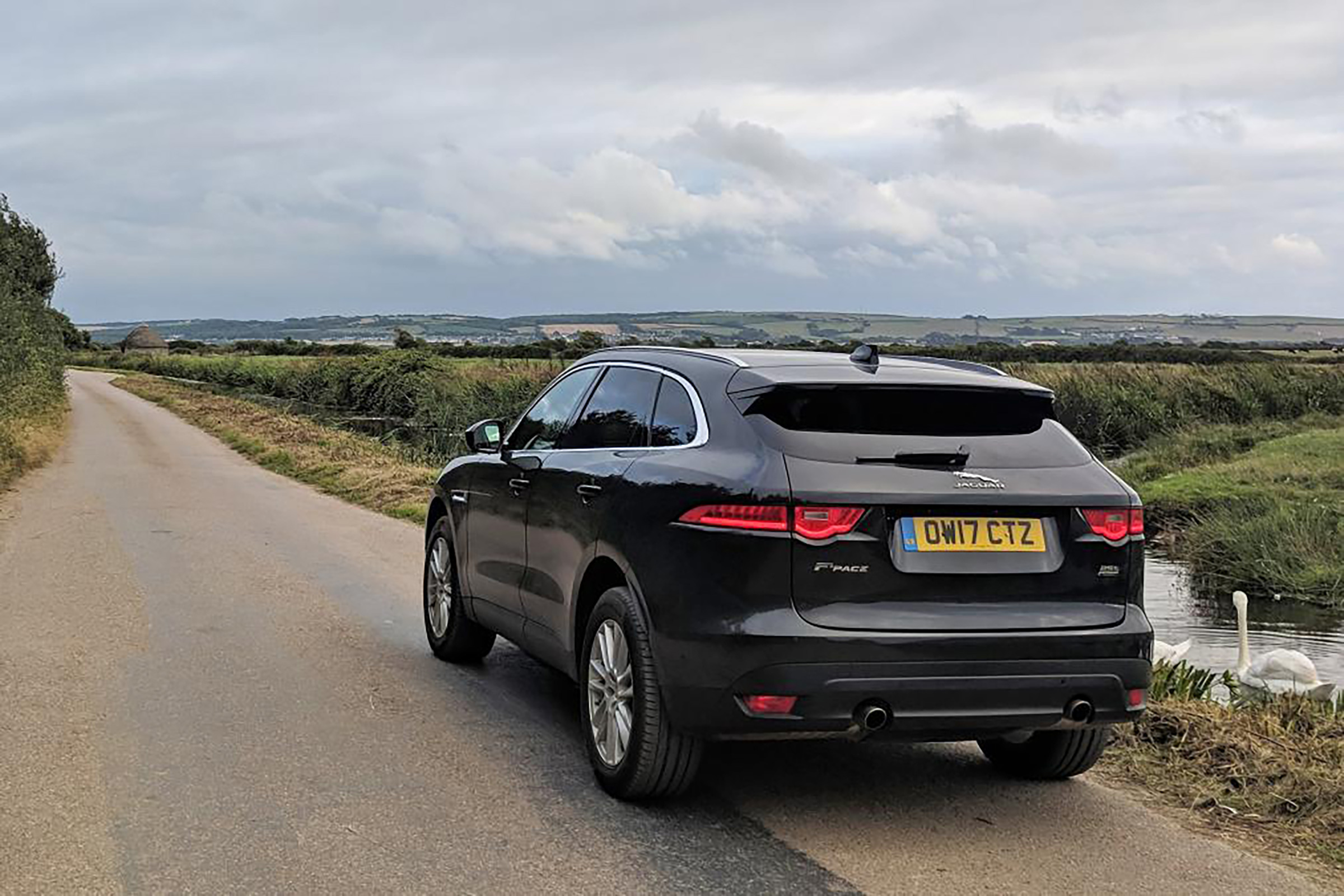 Rear view of Jaguar F-Pace Portfolio