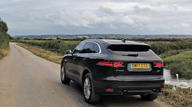 Rear view of Jaguar F-Pace Portfolio