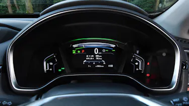 honda cr-v hybrid suv dials