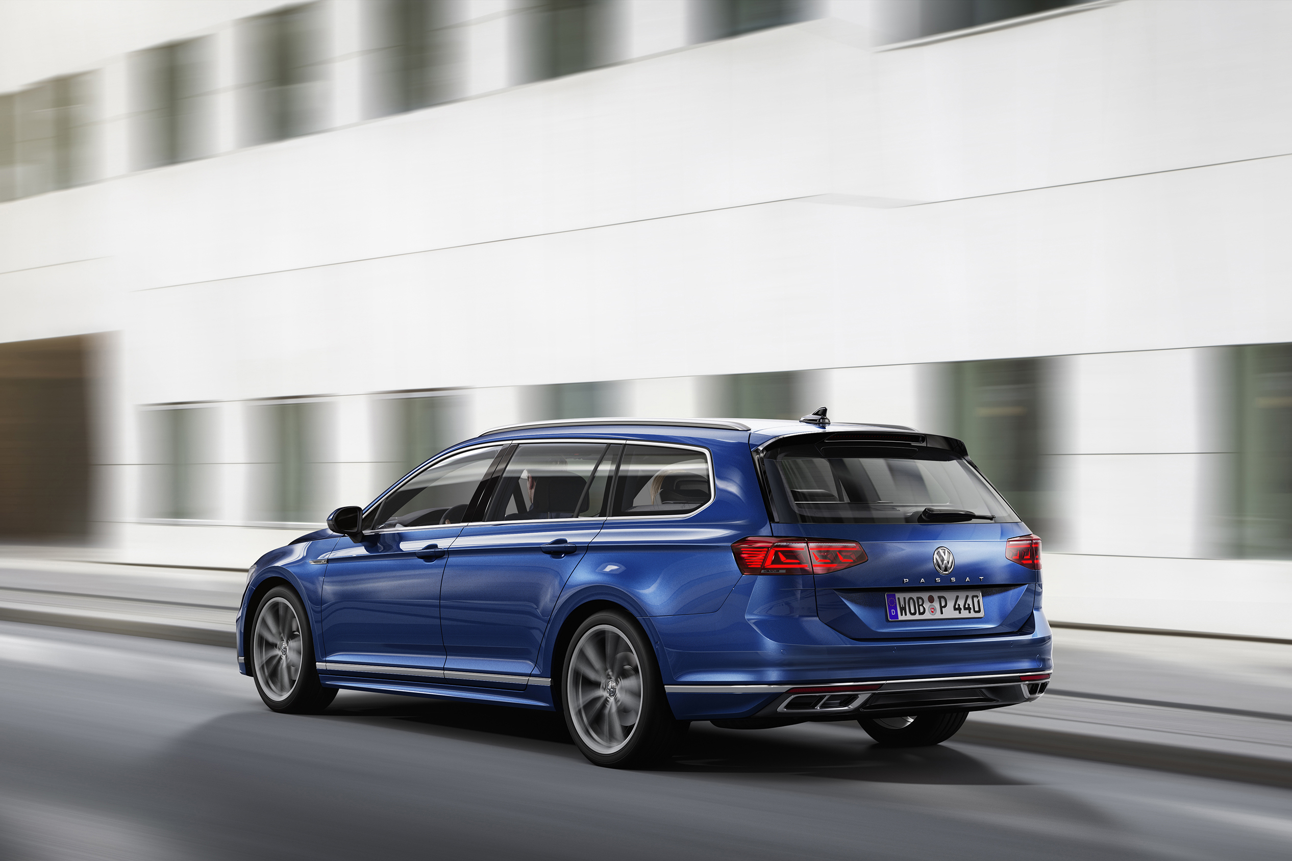 2019 Volkswagen Passat rear driving 