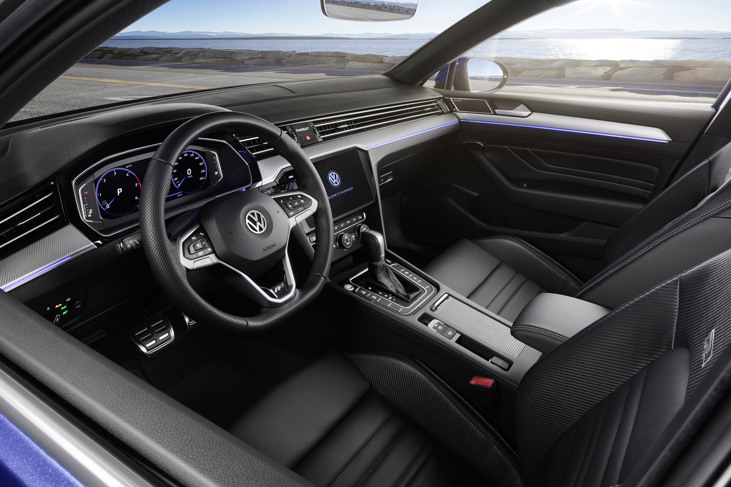 2019 Volkswagen Passat front interior