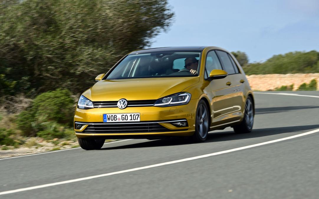 VW Golf front driving