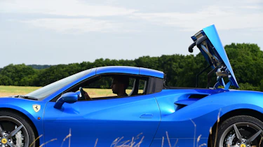 Ferrari 488 Spider convertible folding roof 2