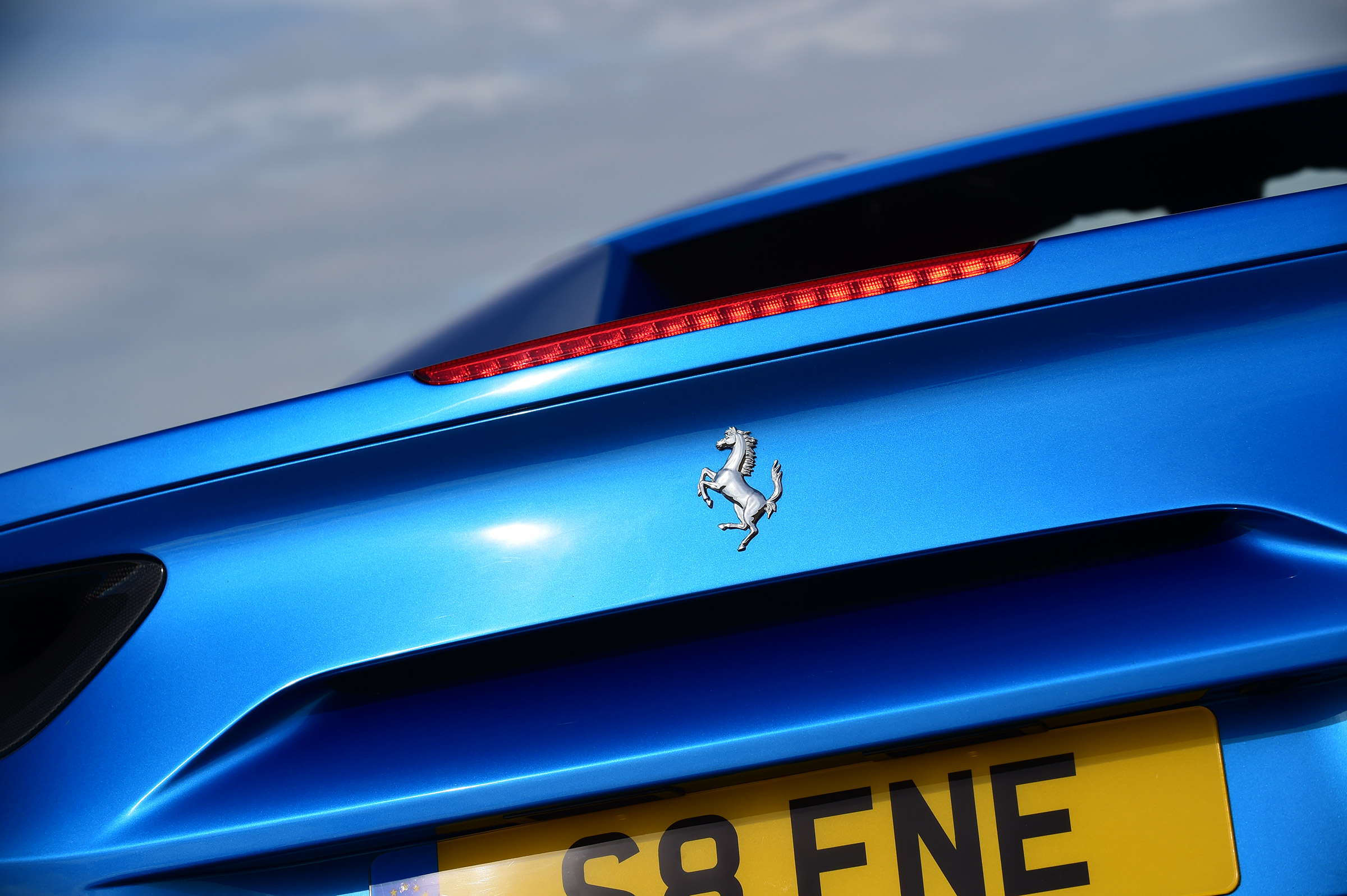 Ferrari 488 Spider convertible prancing horse