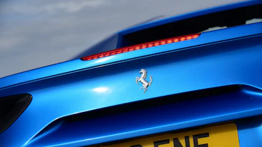 Ferrari 488 Spider convertible prancing horse