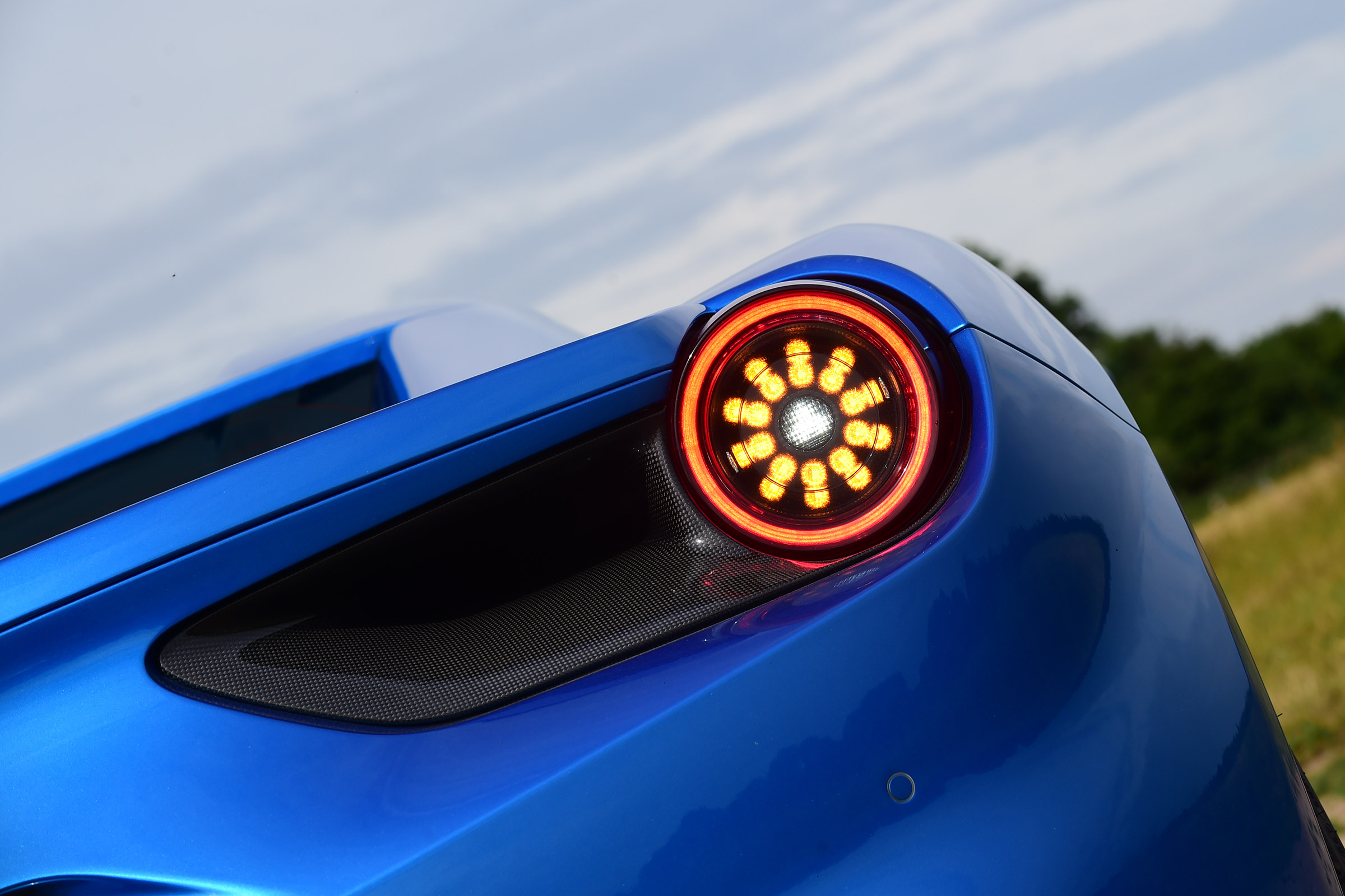 Ferrari 488 Spider convertible rear light