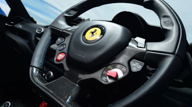 Ferrari 488 Spider convertible steering wheel