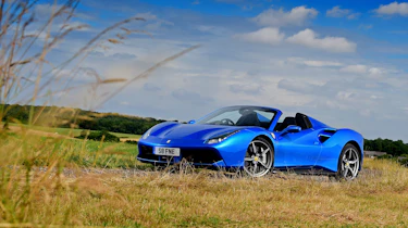 Ferrari 488 Spider convertible front static