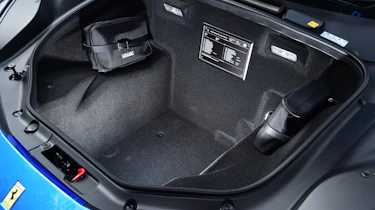 Ferrari 488 Spider convertible luggage compartment