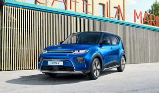 Kia Soul EV front