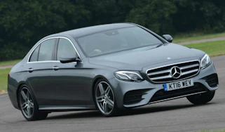Mercedes E-Class AMG Line front driving