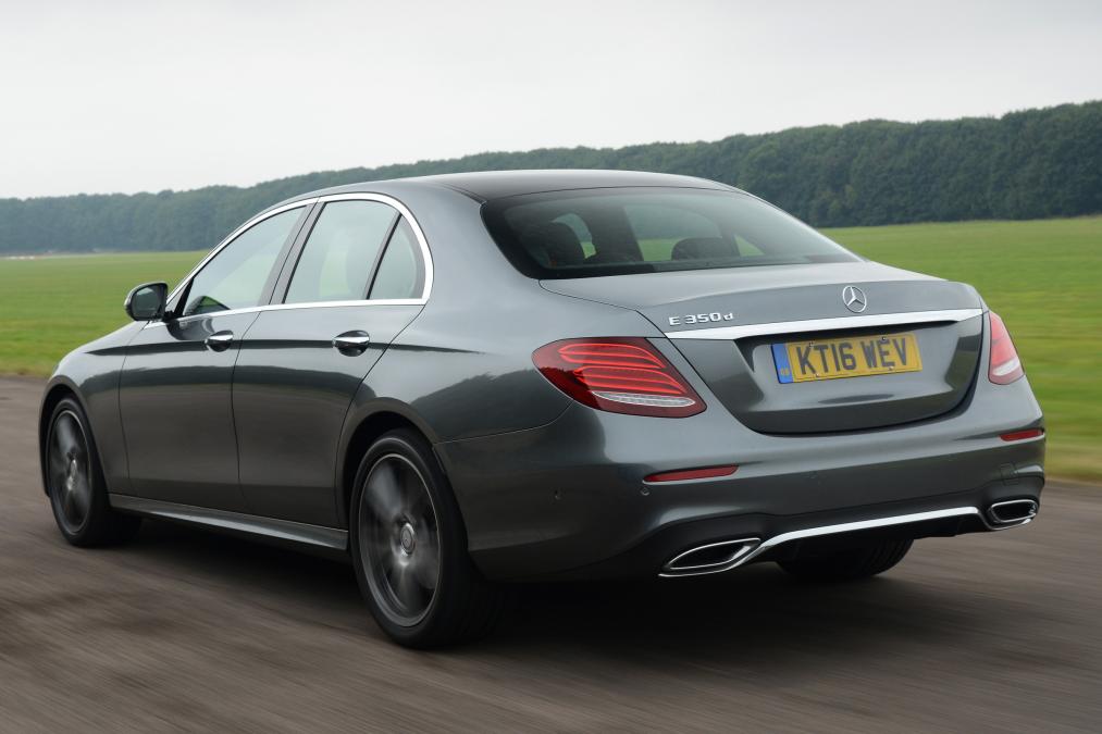 Mercedes E-Class AMG Line rear driving
