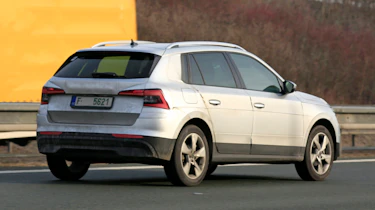 Skoda Kamiq driving on motorway