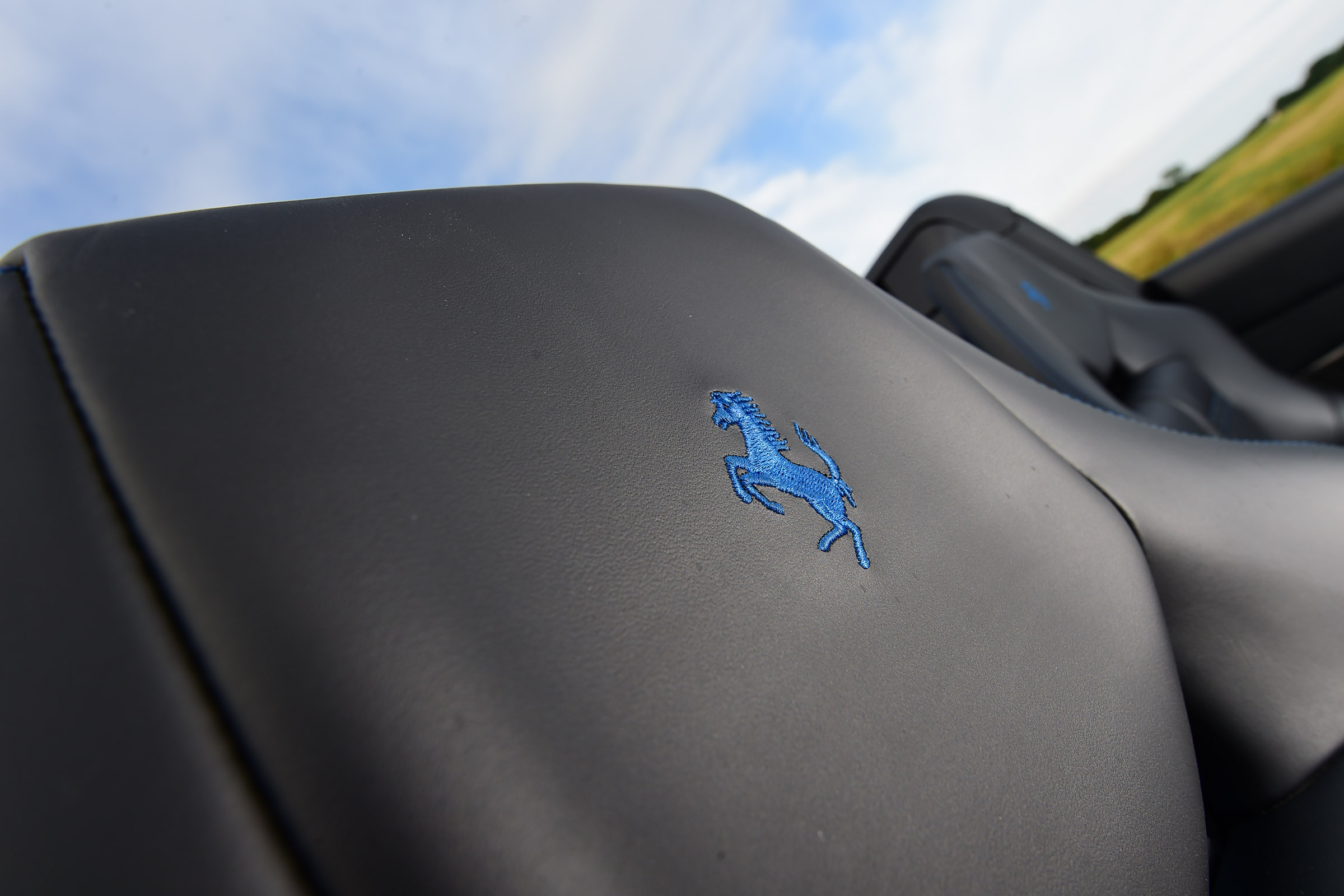 Ferrari 488 Spider convertible seats