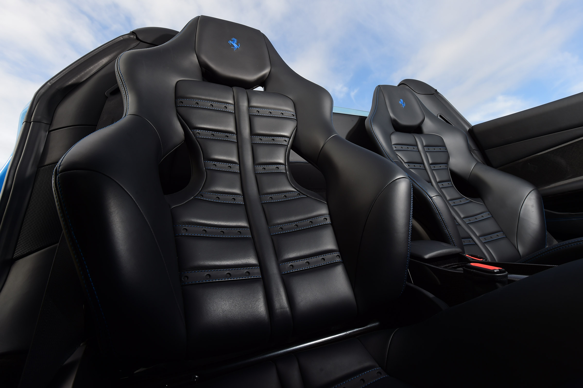 Ferrari 488 Spider convertible bucket seats