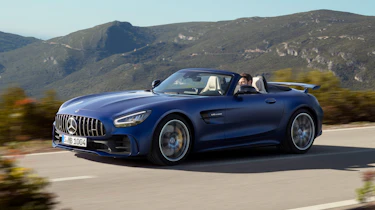 Mercedes-AMG GT R Roadster side tracking