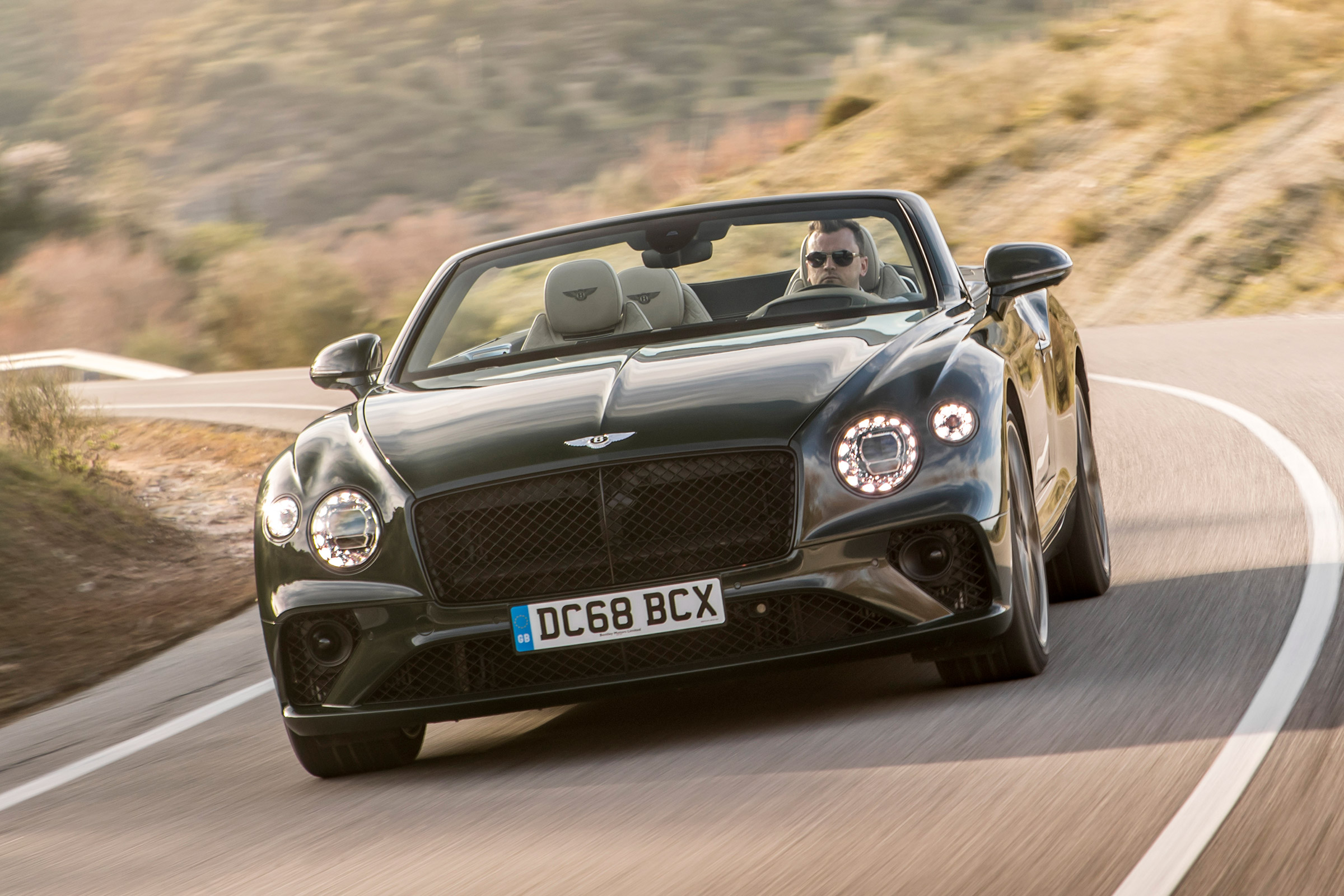 Bentley Continental GT Convertible front cornering