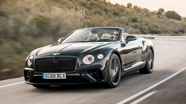 Bentley Continental GT Convertible nose tracking
