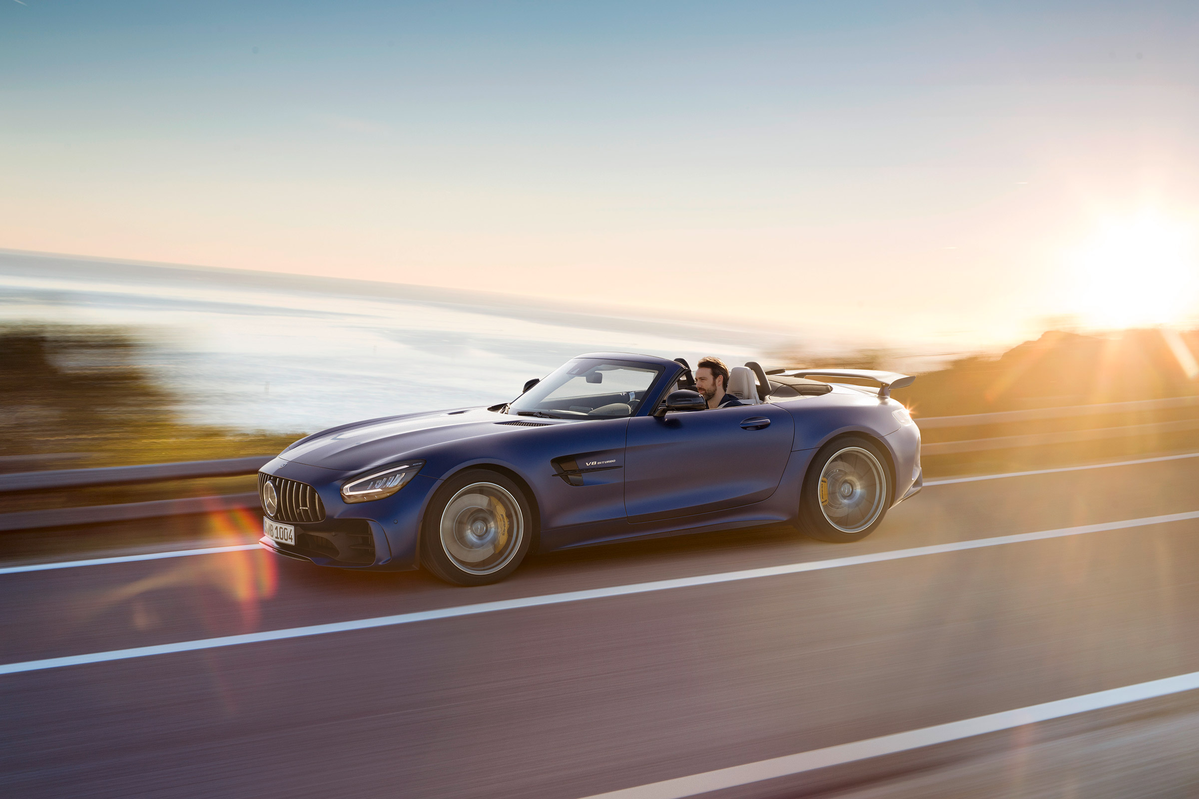 Mercedes-AMG GT R Roadster driving