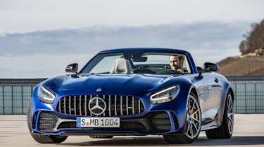 Mercedes-AMG GT R Roadster front roof down