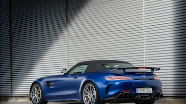 Mercedes-AMG GT R Roadster rear static roof up