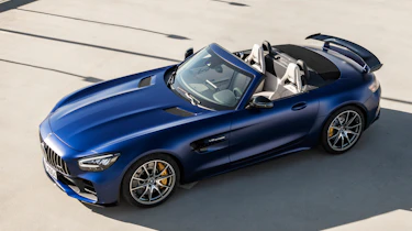Mercedes-AMG GT R Roadster static roof stowed