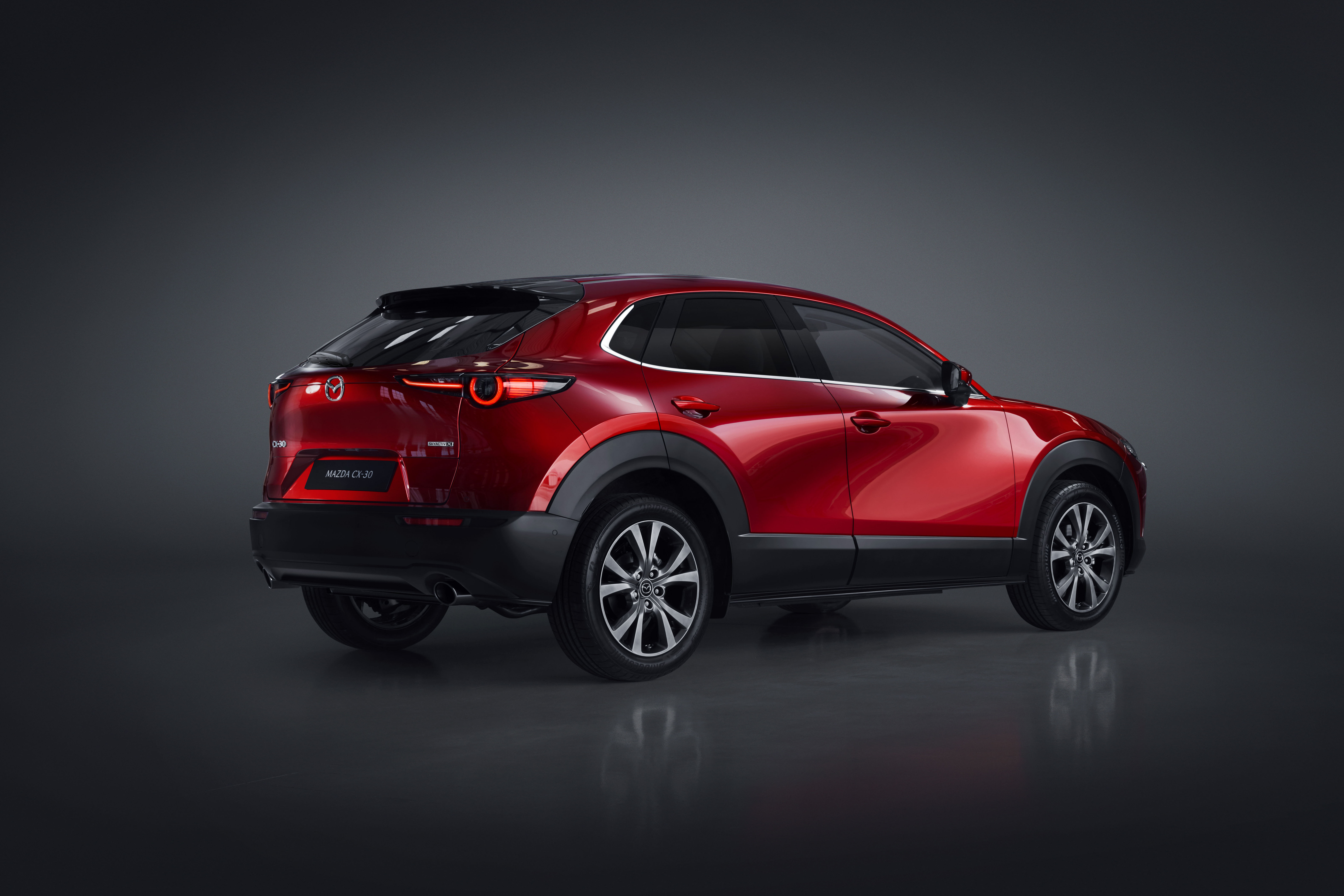 Mazda CX-30 SUV - Geneva - rear three quarters