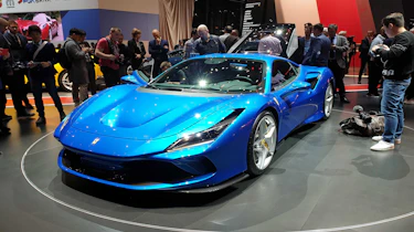 Ferrari F8 Tributo Geneva passenger front quarter
