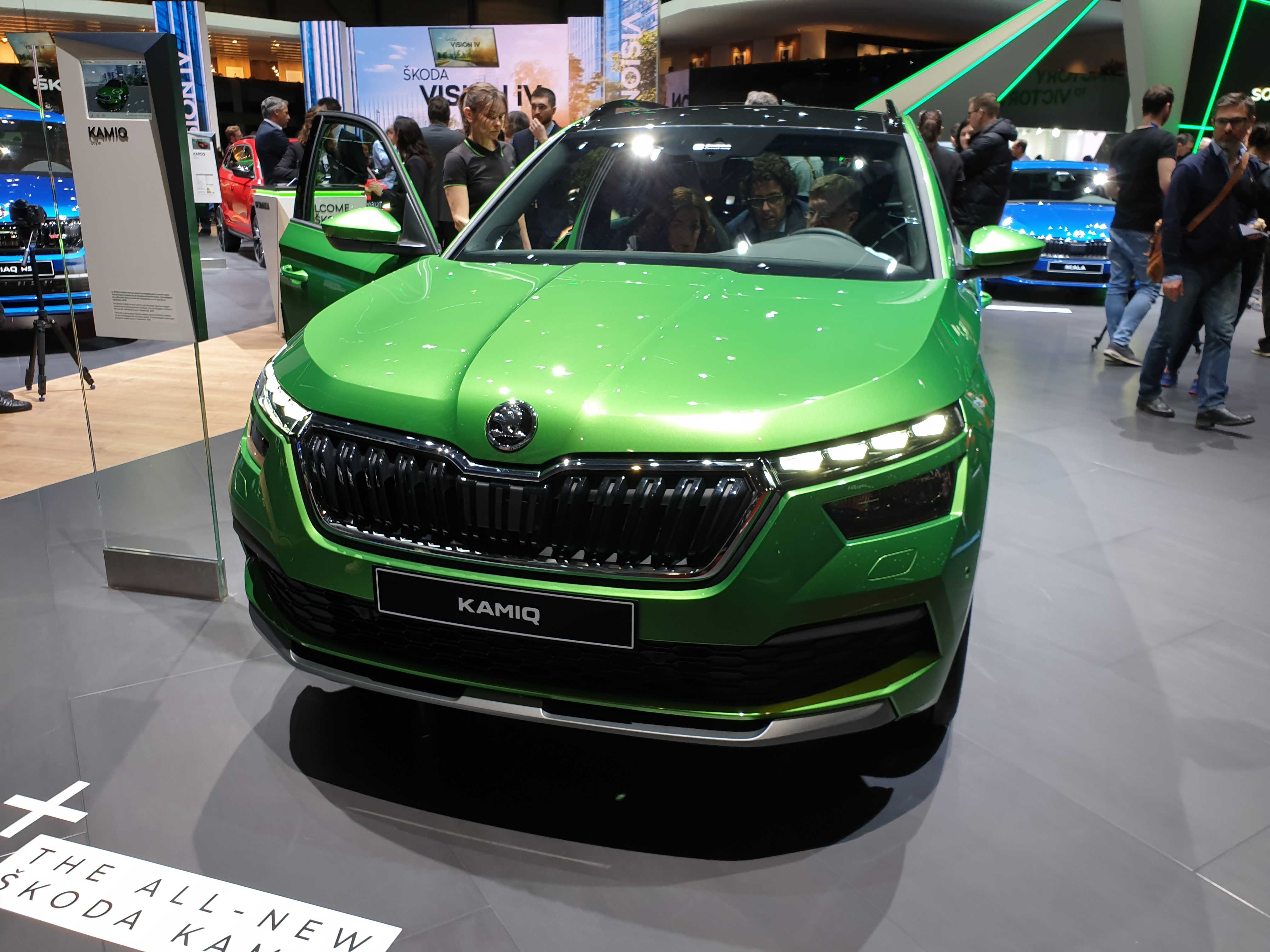 Skoda Kamiq SUV - Geneva - front quarter