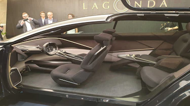 Lagonda All-Terrain SUV concept Geneva side profile interior