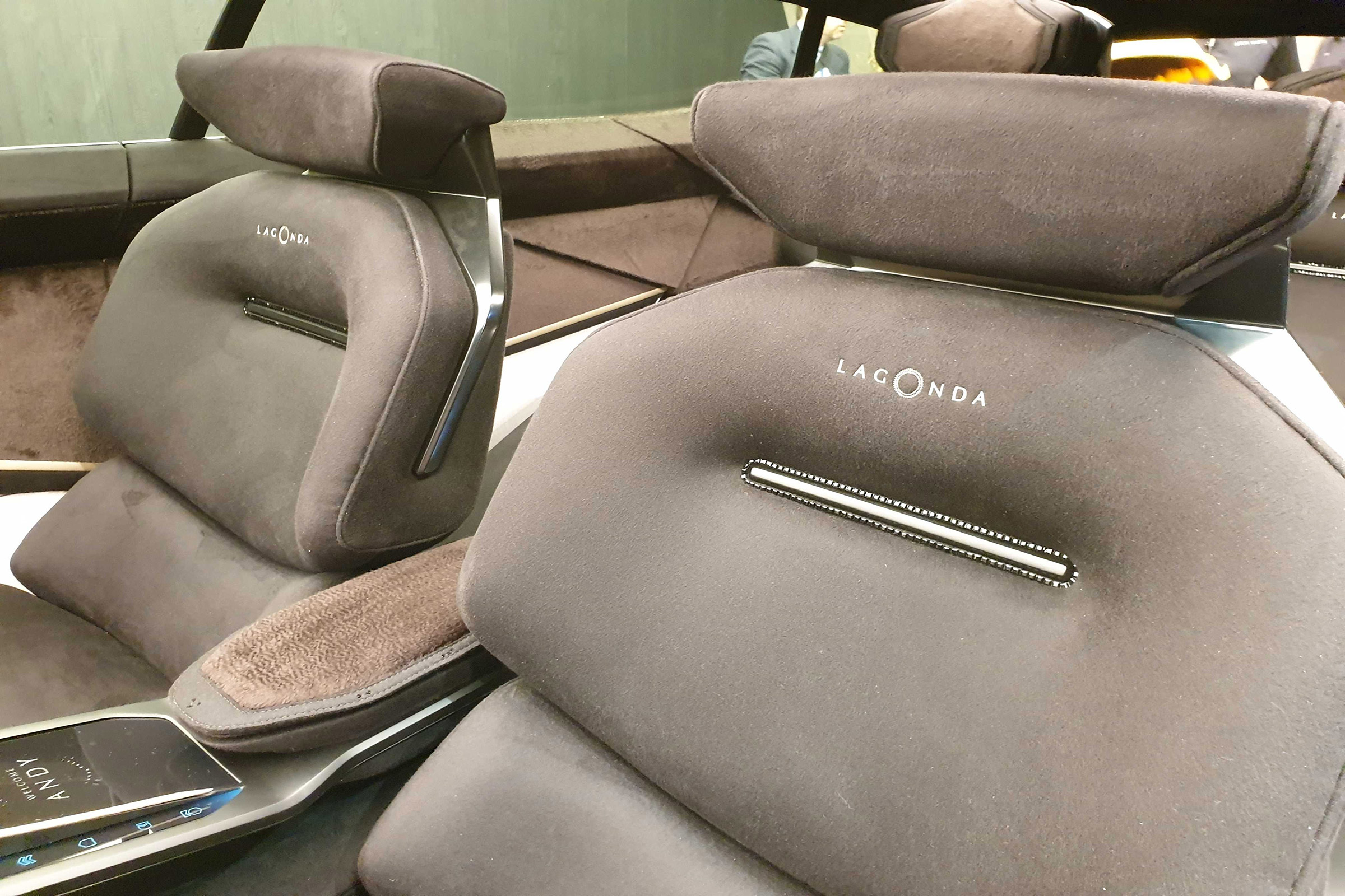 Lagonda All-Terrain SUV concept Geneva interior seats